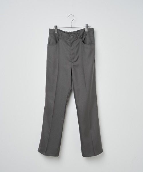 WEGO（ウィゴー）の「WEGO/【25秋冬★待望の再入荷・WEB限定】セミフレアスラックス（スラックス・メンズ・ダークオレンジ/アイボリー/ブラウン/ブラック/グレー・LARGE/MEDIUM/SMALL）」の6枚目の写真