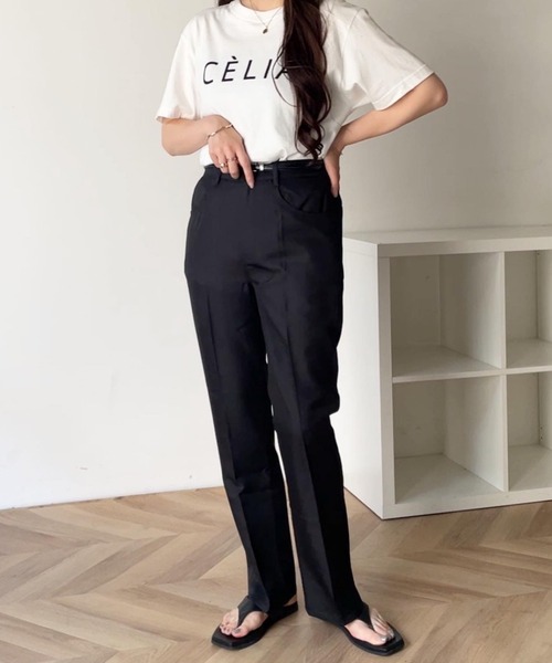 WEGO（ウィゴー）の「WEGO/【25秋冬★待望の再入荷・WEB限定】セミフレアスラックス（スラックス・メンズ・ダークオレンジ/アイボリー/ブラウン/ブラック/グレー・LARGE/MEDIUM/SMALL）」の17枚目の写真