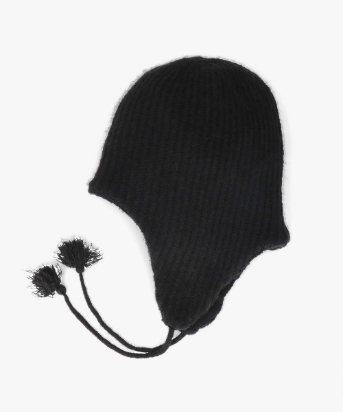 milsa（ミルサ）の「milsa  RE:Poly Knit Guide/フライトニットキャップ（ニットキャップ/ビーニー・レディース・ブラック/グレー/ライトパープル/ブラウン/ピンク・FREE）」の6枚目の写真