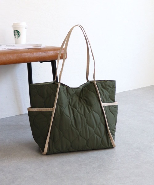 COLDE （コルデ）の「ナイロンキルティングトートバッグ（トートバッグ