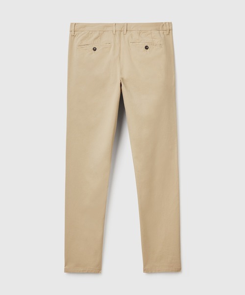 BENETTON (UNITED COLORS OF BENETTON)（ベネトンユナイテッドカラーズオブベネトン）の「ストレッチスリムチノパンツ（チノパンツ・メンズ・ベージュ/ネイビー・48/44/46/50）」の7枚目の写真