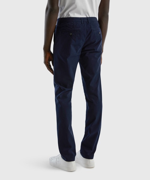 BENETTON (UNITED COLORS OF BENETTON)（ベネトンユナイテッドカラーズオブベネトン）の「ストレッチスリムチノパンツ（チノパンツ・メンズ・ベージュ/ネイビー・48/44/46/50）」の8枚目の写真