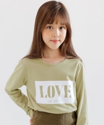 Bee des Bee（ビーデスビー）の「【コットン100％】長袖プリントTシャツ（Tシャツ/カットソー・キッズ）」
