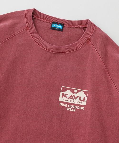 KAVU(カブー)の「KAVU/カブー Heavy Weight Tee/ヘビーウェイト L/S(Tシャツ/カットソー・メンズ・ナチュラル/ブラウン/ブラック/ネイビー/オリーブ・MEDIUM/X-LARGE/LARGE)」の12枚目の写真
