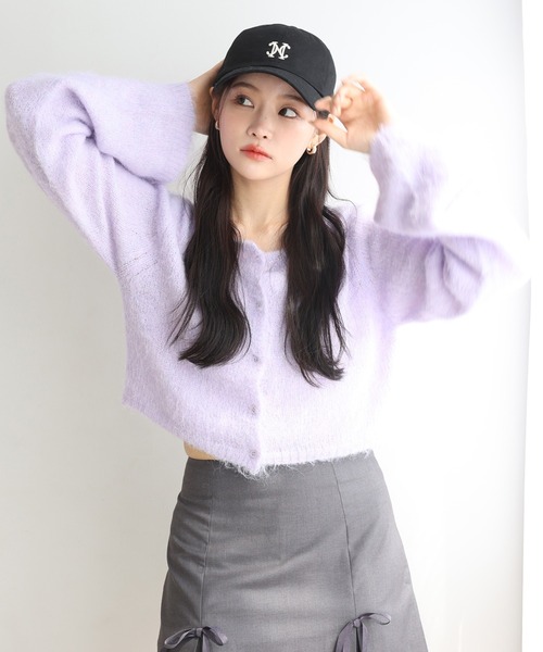 one after another NICE CLAUP(ワンアフターアナザーナイスクラップ)の「ベルスリーブイロドリニット(ニット/セーター・レディース・イエロー/オフホワイト/ラベンダー/ブルー/ピンク・FREE)」の3枚目の写真