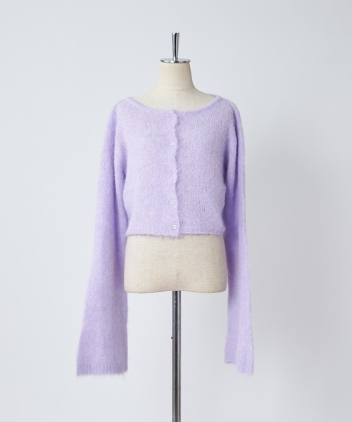 one after another NICE CLAUP(ワンアフターアナザーナイスクラップ)の「ベルスリーブイロドリニット(ニット/セーター・レディース・イエロー/オフホワイト/ラベンダー/ブルー/ピンク・FREE)」の13枚目の写真