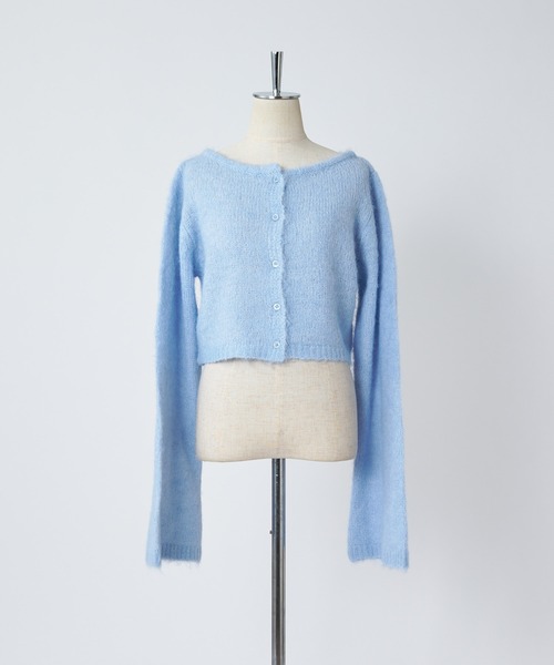 one after another NICE CLAUP(ワンアフターアナザーナイスクラップ)の「ベルスリーブイロドリニット(ニット/セーター・レディース・イエロー/オフホワイト/ラベンダー/ブルー/ピンク・FREE)」の12枚目の写真