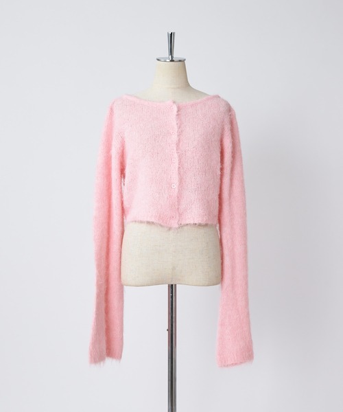 one after another NICE CLAUP(ワンアフターアナザーナイスクラップ)の「ベルスリーブイロドリニット(ニット/セーター・レディース・イエロー/オフホワイト/ラベンダー/ブルー/ピンク・FREE)」の11枚目の写真