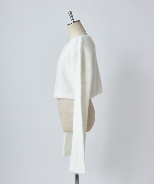 one after another NICE CLAUP(ワンアフターアナザーナイスクラップ)の「ベルスリーブイロドリニット(ニット/セーター・レディース・イエロー/オフホワイト/ラベンダー/ブルー/ピンク・FREE)」の9枚目の写真