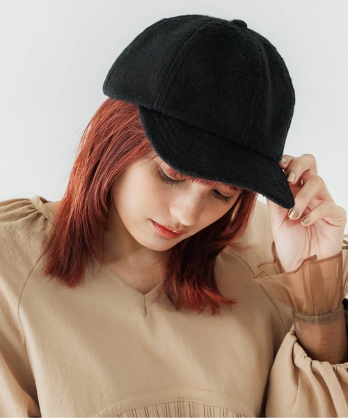 CONTROL FREAK（コントロールフリーク）の「CONTROL FREAK(コントロールフリーク)シャギーキャップ（キャップ・レディース・ブラック/ベージュ/イエロー・FREE）」の6枚目の写真