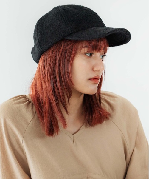 CONTROL FREAK（コントロールフリーク）の「CONTROL FREAK(コントロールフリーク)シャギーキャップ（キャップ・レディース・ブラック/ベージュ/イエロー・FREE）」の14枚目の写真