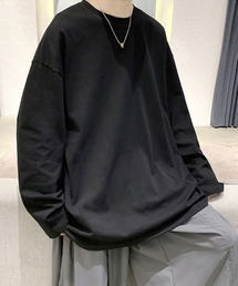 絶妙な落ち感。オーバーサイズ ドロップショルダー ロンT
