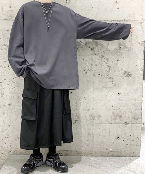 千鳥格子 オーバーサイズ ブルゾン シャツ ドロップショルダー★ ドロップショルダーBIGシャツ／B．HPOLOCLUB