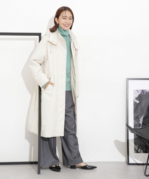 NANO universe（ナノユニバース）の「サーモライト(R)撥水中綿コート