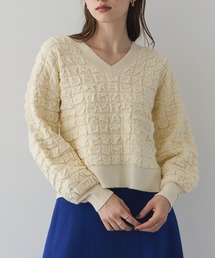 Editt by YECCA VECCA | フクレジャガードニット(ニット/セーター)