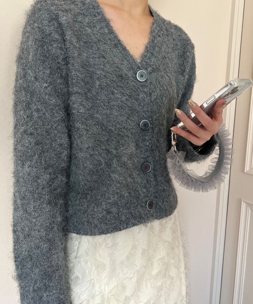 Me%（ミィパーセント）の「【ストラップシート付き】チュールハンドルストラップ　993222（スマホグッズ・レディース・ブラック/ベージュ/グレー・FREE）」の12枚目の写真