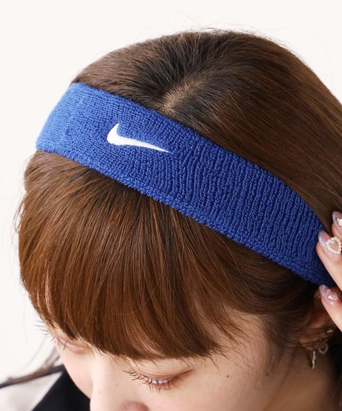 NIKE - NIKE  ナイキ　ヘアバンド　ヘッドバンド　バンダナ　スカイブルー NIKE/ナイキ スウッシュ ヘッドバンド ヘアバンド（スポーツ
