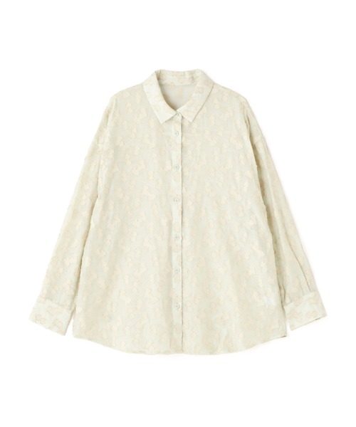 N.（N. Natural Beauty Basic）（エヌエヌナチュラルビューティーベーシック）の「◆シアージャガードシャツ（シャツ/ブラウス・レディース・イエロー/オフホワイト・MEDIUM）」の22枚目の写真