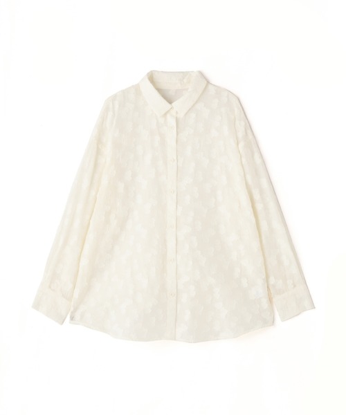 N.（N. Natural Beauty Basic）（エヌエヌナチュラルビューティーベーシック）の「◆シアージャガードシャツ（シャツ/ブラウス・レディース・イエロー/オフホワイト・MEDIUM）」の19枚目の写真