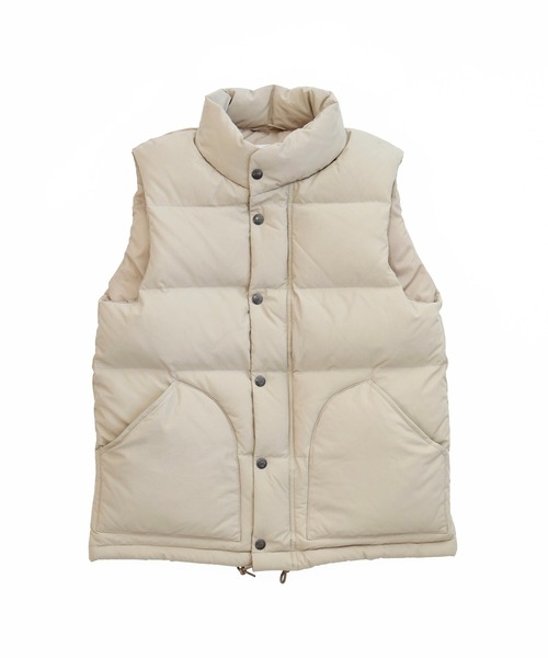 SIERRA DESIGNS（シェラデザイン）の「【SIERRA DESIGNS】レディース ピーチスキンダウンベスト/WOMEN'S DOWN VEST（ダウンベスト・レディース・オリーブ/ベージュ/ブラック/ブラウン・SMALL/MEDIUM）」の3枚目の写真