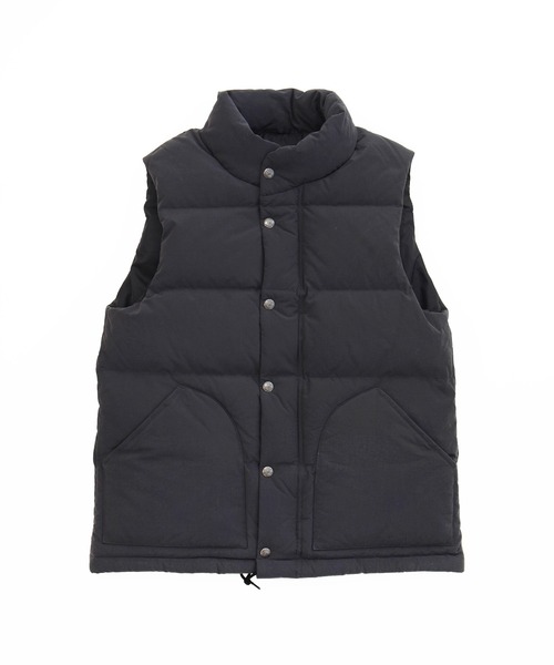 SIERRA DESIGNS（シェラデザイン）の「【SIERRA DESIGNS】レディース ピーチスキンダウンベスト/WOMEN'S DOWN VEST（ダウンベスト・レディース・オリーブ/ベージュ/ブラック/ブラウン・SMALL/MEDIUM）」の2枚目の写真