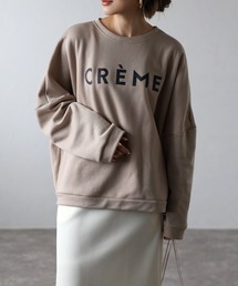 CREME裏起毛スウェット