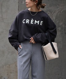 CREME裏起毛スウェット