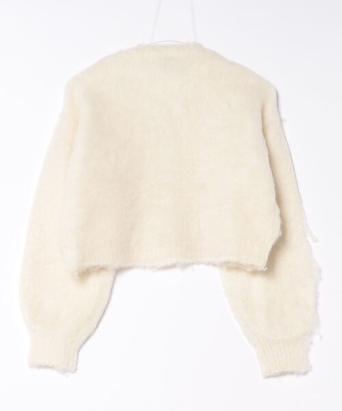MIMIMEMETE（ミミメメット）の「モヘアリーニット クルーネックカーディガン（カーディガン/ボレロ・レディース・アイボリー/ブラウン/ブルー・M）」の22枚目の写真