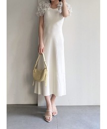 SNIDEL（スナイデル）の「チュールフリルワンピース（ワンピース