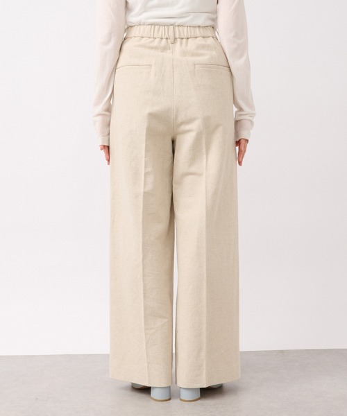 RIVE DROITE（リヴドロワ）の「セットアップ可能/リネンコットンワイドパンツ（その他パンツ・レディース・ベージュ/ブラウン・38/36）」の21枚目の写真