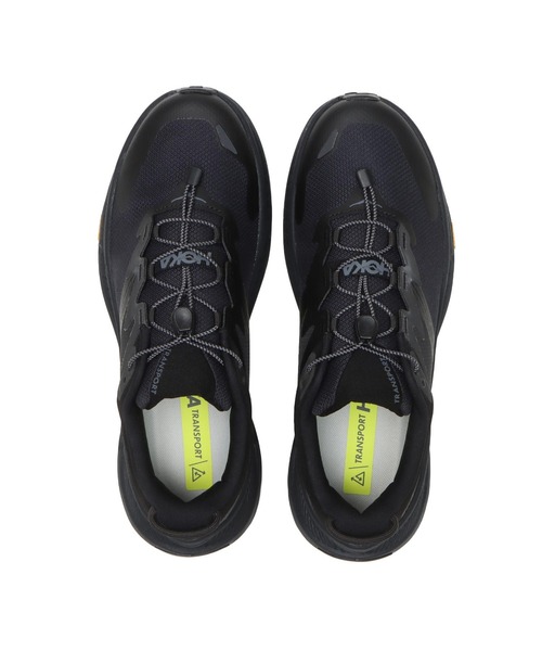 HOKA（ホカ）の「TRANSPORT　1123153-BBLC（スニーカー・メンズ・ブラック・27.5cm/28.0cm/27.0cm/26.5cm/25.0cm/25.5cm/26.0cm/28.5cm/29.0cm/30.0cm）」の4枚目の写真
