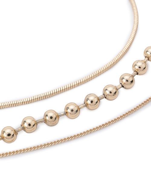 VIS（ビス）の「レイヤードチェーンハートネックレス（ネックレス・レディース・ゴールド/シルバー・FREE）」の12枚目の写真