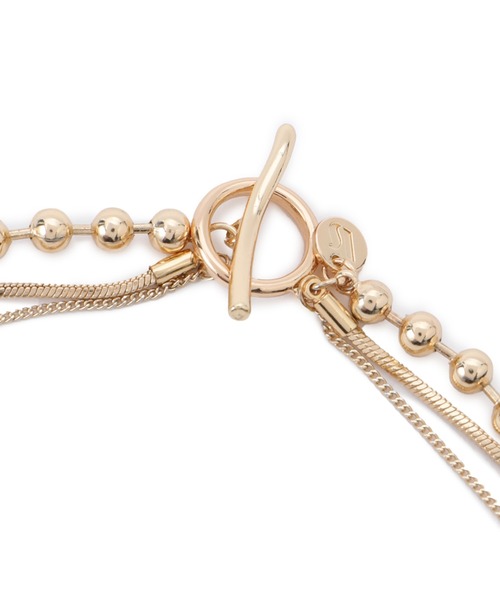 VIS（ビス）の「レイヤードチェーンハートネックレス（ネックレス・レディース・ゴールド/シルバー・FREE）」の13枚目の写真