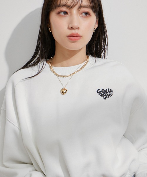 VIS（ビス）の「レイヤードチェーンハートネックレス（ネックレス・レディース・ゴールド/シルバー・FREE）」の5枚目の写真