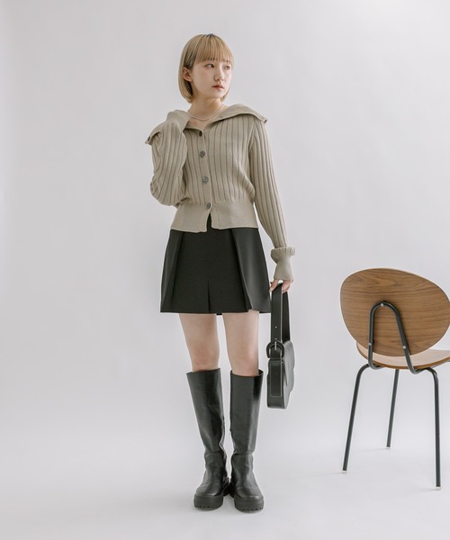 mline（エムライン）の「[mline]2WAYボタンカーディガン（カーディガン/ボレロ・レディース・ベージュ/グリーン/アイボリー/ブルー・FREE）」の20枚目の写真