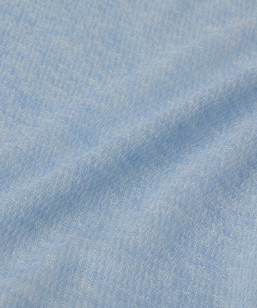 RIVE DROITE(リヴドロワ)の「シアークレープニット(ニット/セーター・レディース・サックスブルー/オフホワイト/グレー・FREE)」の12枚目の写真