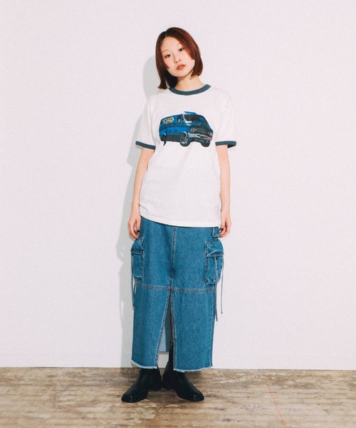 BEAMS T（ビームスティー）の「GOOD ROCK SPEED × BEAMS / 別注 BEASTIE BOYS RINGER CAR Tシャツ（Tシャツ/カットソー・メンズ・ホワイト・S/XL/L/M）」の17枚目の写真