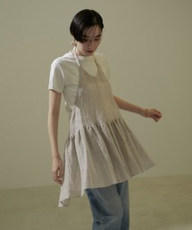 SALON adam et rope' | 【DELIY（デリー）】LINEN LENO WEAVE APRON(ベスト)