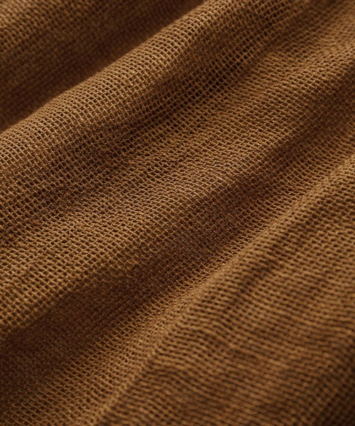 SALON adam et rope'（サロン アダム エ ロペ）の「【DELIY（デリー）】LINEN LENO WEAVE APRON（ベスト・レディース・キナリ/ダークブラウン・FREE）」の17枚目の写真