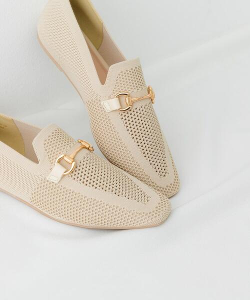 RODE SKO（ロデスコ）の「ビット付ニットローファー（ローファー・レディース・ブラック/アイボリー・38/37/36）」の14枚目の写真