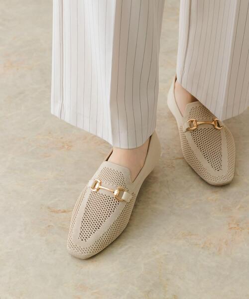 RODE SKO（ロデスコ）の「ビット付ニットローファー（ローファー・レディース・ブラック/アイボリー・38/37/36）」の8枚目の写真