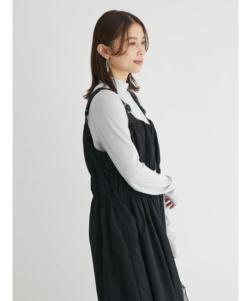 Sugar spoon（シュガースプーン）の「・SUGAR　SPOON　シャーリングジャンスカ（ワンピース・レディース・ライトカーキ/ブラック/チャコールグレー・FREE）」の11枚目の写真