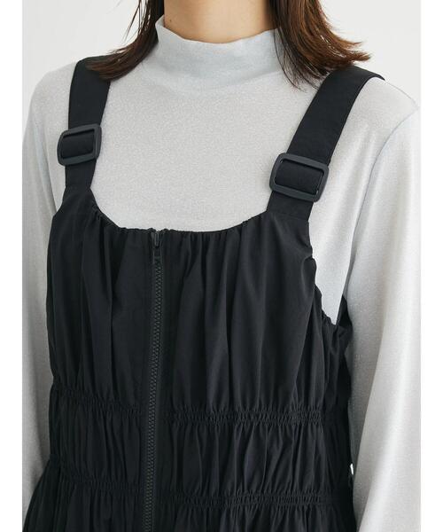 Sugar spoon（シュガースプーン）の「・SUGAR　SPOON　シャーリングジャンスカ（ワンピース・レディース・ライトカーキ/ブラック/チャコールグレー・FREE）」の13枚目の写真