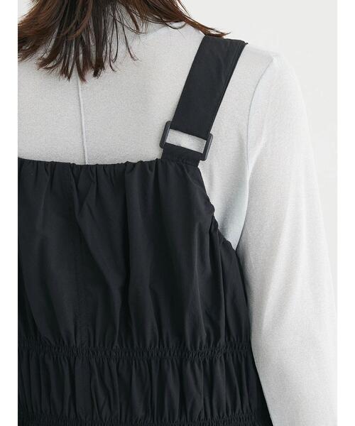 Sugar spoon（シュガースプーン）の「・SUGAR　SPOON　シャーリングジャンスカ（ワンピース・レディース・ライトカーキ/ブラック/チャコールグレー・FREE）」の14枚目の写真