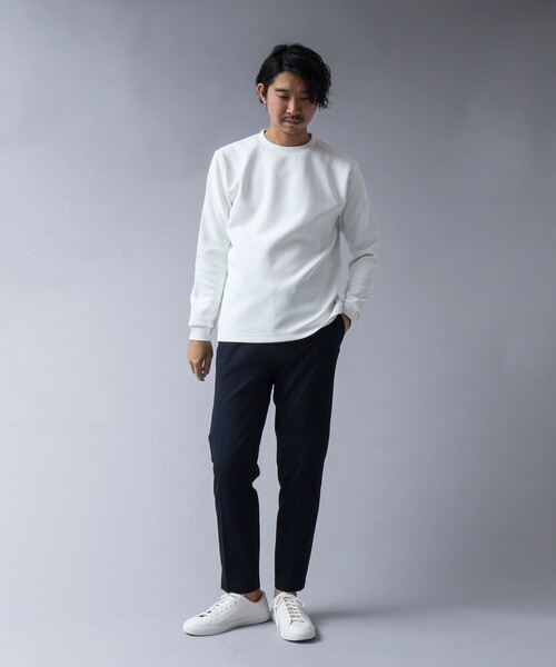 NOLLEY'S goodman（ノーリーズグッドマン）の「【ACTIVE SECT】《限定展開 / 吸水速乾 / 接触冷感》ダブルジャージ ストレッチイージーパンツ（その他パンツ・メンズ・ダークネイビー/ブラック/ライトグレー・L/XL/S/M）」の5枚目の写真