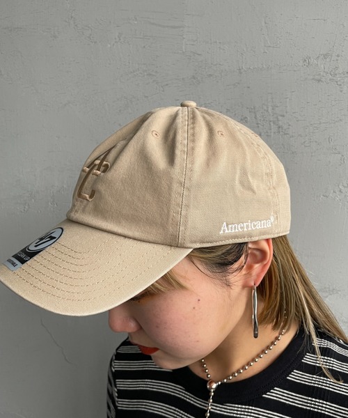 AMERICANA（アメリカーナ）の「[Americana/アメリカーナ] AC 47クリーンナップキャップ（キャップ・レディース・チャコールグレー/カーキ・ONE SIZE）」の13枚目の写真