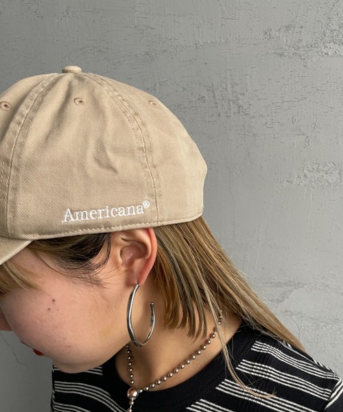 AMERICANA（アメリカーナ）の「[Americana/アメリカーナ] AC 47クリーンナップキャップ（キャップ・レディース・チャコールグレー/カーキ・ONE SIZE）」の14枚目の写真