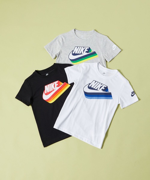 NIKE（ナイキ）の「NIKE NKB GRADIENT FUTURA ショートスリーブ TEE（Tシャツ/カットソー・キッズ・ホワイト/グレー/ブラック・105cm/110cm/115cm/120cm）」の5枚目の写真