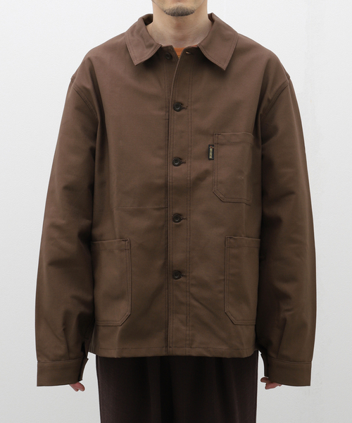 Le LABOUREUR（ラブルール）の「【LE LABOUREUR /ル ラブルール 】VESTON ジャケット（カバーオール・メンズ・レッド/ブラウン/ベージュ・3/4）」の4枚目の写真