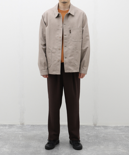 Le LABOUREUR（ラブルール）の「【LE LABOUREUR /ル ラブルール 】VESTON ジャケット（カバーオール・メンズ・レッド/ブラウン/ベージュ・3/4）」の7枚目の写真